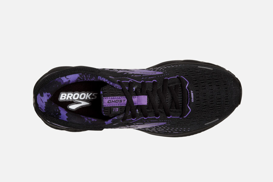 Brooks Ghost 13 Road Running Shoes - Mens - Black/Purple - TB8234091